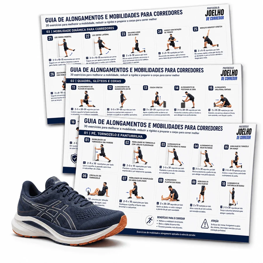 30 Alongamentos e Mobilidades para Corredores