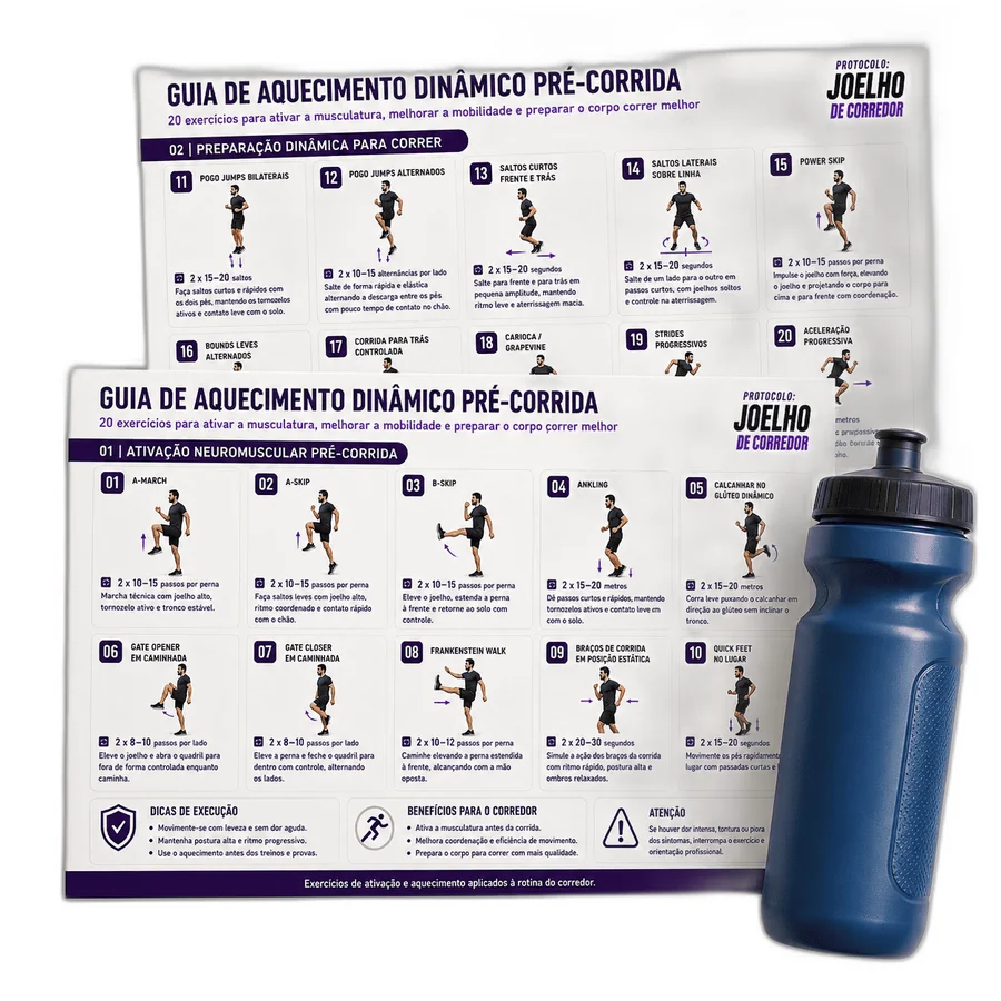 20 Exercícios de Aquecimento Dinâmico Pré-Corrida